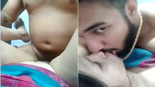 Exclusive video of a busty Indian babe getting fucked and sucking