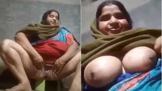 Indian wife flaunts her big boobs and pussy in exclusive video