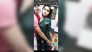 Hot couple enjoys livecam sex in home video