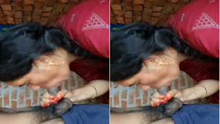 Desi amateur bhabhi gives a blowjob and gets fucked in exclusive video
