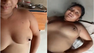 Amateur Indian bhabhi goes nude for her husband's video