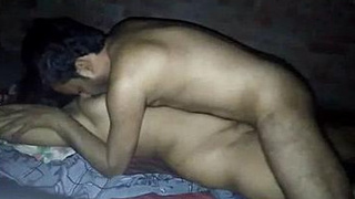 Horny Indian bhabhi gets rough sex from her husband at night