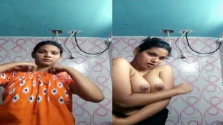 Tamil girl with big boobs in hot video of sex