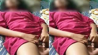 Exclusive Desi girl enjoys solo play with her fingers