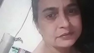 Punjabi aunty indulges in steamy sex with her lover in this video