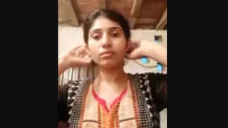 Cute village bhabhi shows off her breasts in a sexy salwar