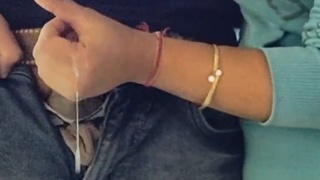 Gf's cumming with help of her partner