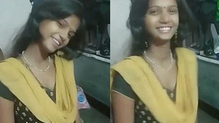 Desi girl flaunts her curves in a deep neck Churidar, with hidden cleavage