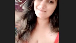 Big-boobed Pakistani girl with mask gets pussy fucked