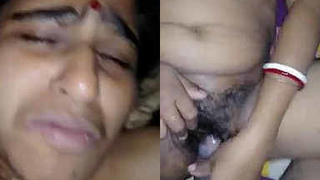 Indian homemaker gets anal pounding from illegal lover