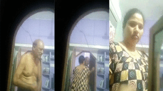Desi MMS scandal exposes father-in-law's naughty act with a mature woman