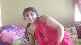 Indian wife enjoys solo play and records it for her husband
