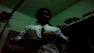 Tamil girl in dress exposes her body and poops in public