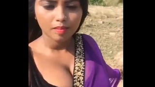 Big boobs babe goes wild in the great outdoors