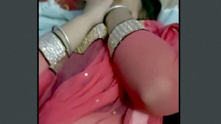 Cute Indian bhabi gets naughty in the village