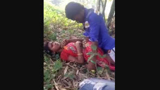 Bhabhi's wild sex in the jungle