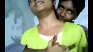 Indian teen's homemade sex tape with big boobs and foreplay