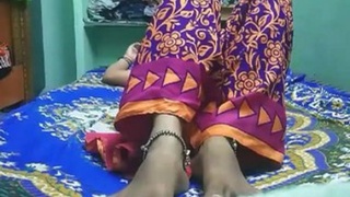 Indian bhabi gets fucked in saree by her lover