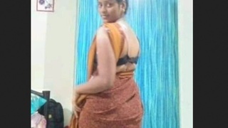 Indian wife in Tamil gets naughty on camera