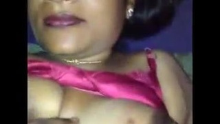Cheating wife aunty gets naughty in this first porn video