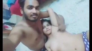 Sensual affair with bhabha's roommate in the door