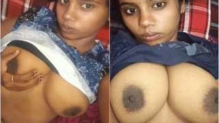 Exclusive video of Tamil girl revealing her breasts and vagina