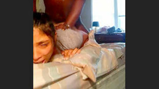 Nri Punjabi bhabi gives a rough BJ to her lover at home