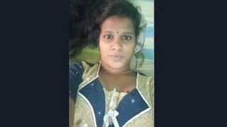 Tamil beauty flaunts her breasts and vagina in a seductive display