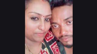 Mallu couple indulges in smooching and foreplay