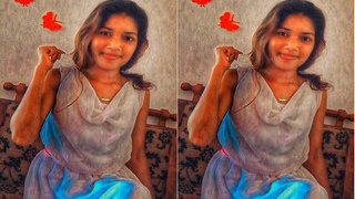 Desi Lover's Romantic Encounter with Cute Lankan Babe