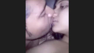 Desi girl and boyfriend have passionate sex in a bedroom