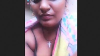 Keethi Bhabhi's boobs on display in a live video