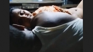 Watch a stunning Bengali bhabi show off her pussy in a village setting