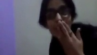 College girl indulges in solo play in the bathroom