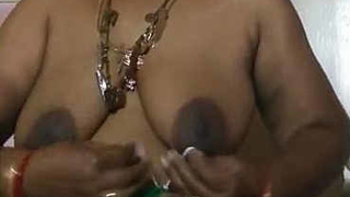 Indian wife in saree gets naughty on camera