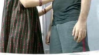 Desi mother and son have a steamy conversation in Hindi