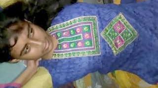 Nice Desi girl Alice shows off her skills in a village setting