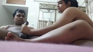 Bengali wife enjoys homemade sex with her husband