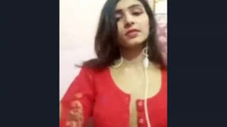 Beautiful desi girl gets intimate with her boyfriend on Valentine's Day
