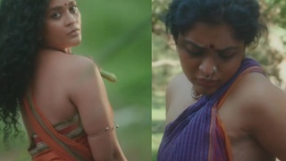 Mahathi Bikshu's armpit show in dusky beauty video