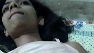 Experience the raw passion of a young desi babe with a hairy pussy