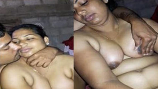 Desi aunty's big boobs bounce during hardcore fuck