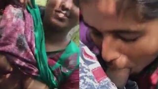 Outdoor sex with a Desi randi