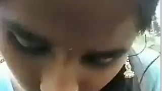 Local sex video of a girl having sex in the forest