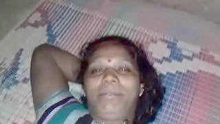 Mallu aunty caught in the act of having sex during the night