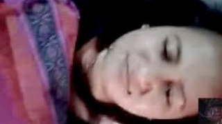 Assami girl indulges in solo play on video call