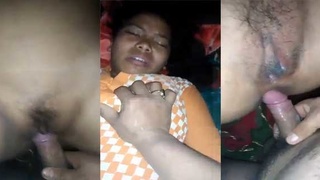 Big boobs village girl gets banged in her pussy and ass