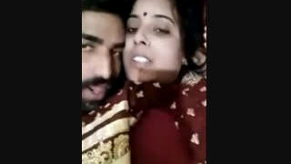 Watch a stunning Indian wife get pleasure in a steamy video