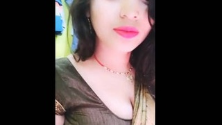 Meera's hot thong show in premium video