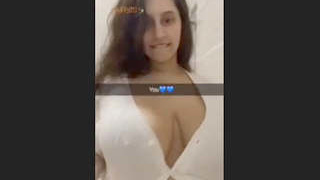 Busty Pakistani babe strips down and gives a sensual blowjob in 6 videos